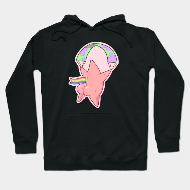 patrick star butt pride Hoodie by toothy.crow